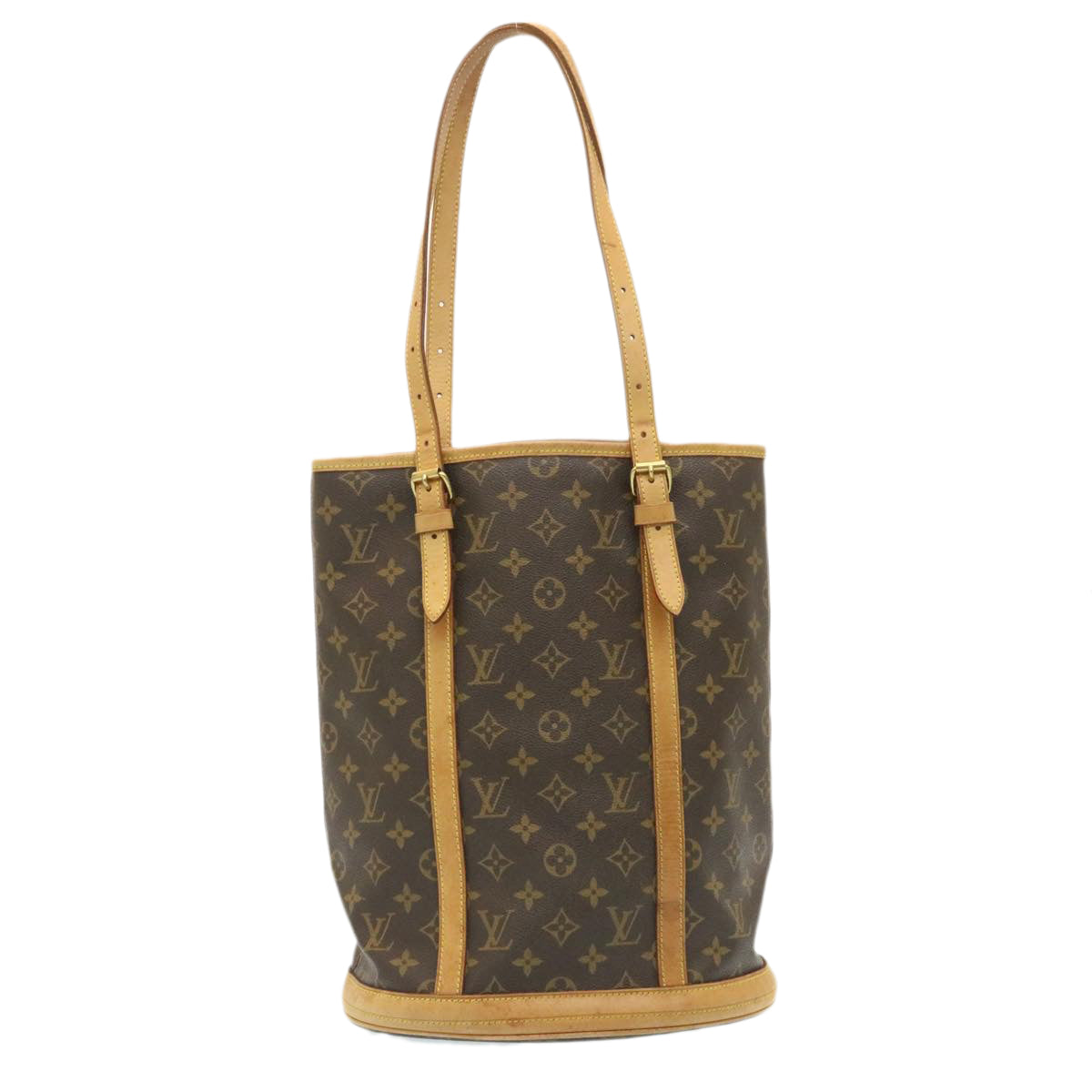 LOUIS VUITTON Monogram Bucket GM Shoulder Bag bs465 LV ac564