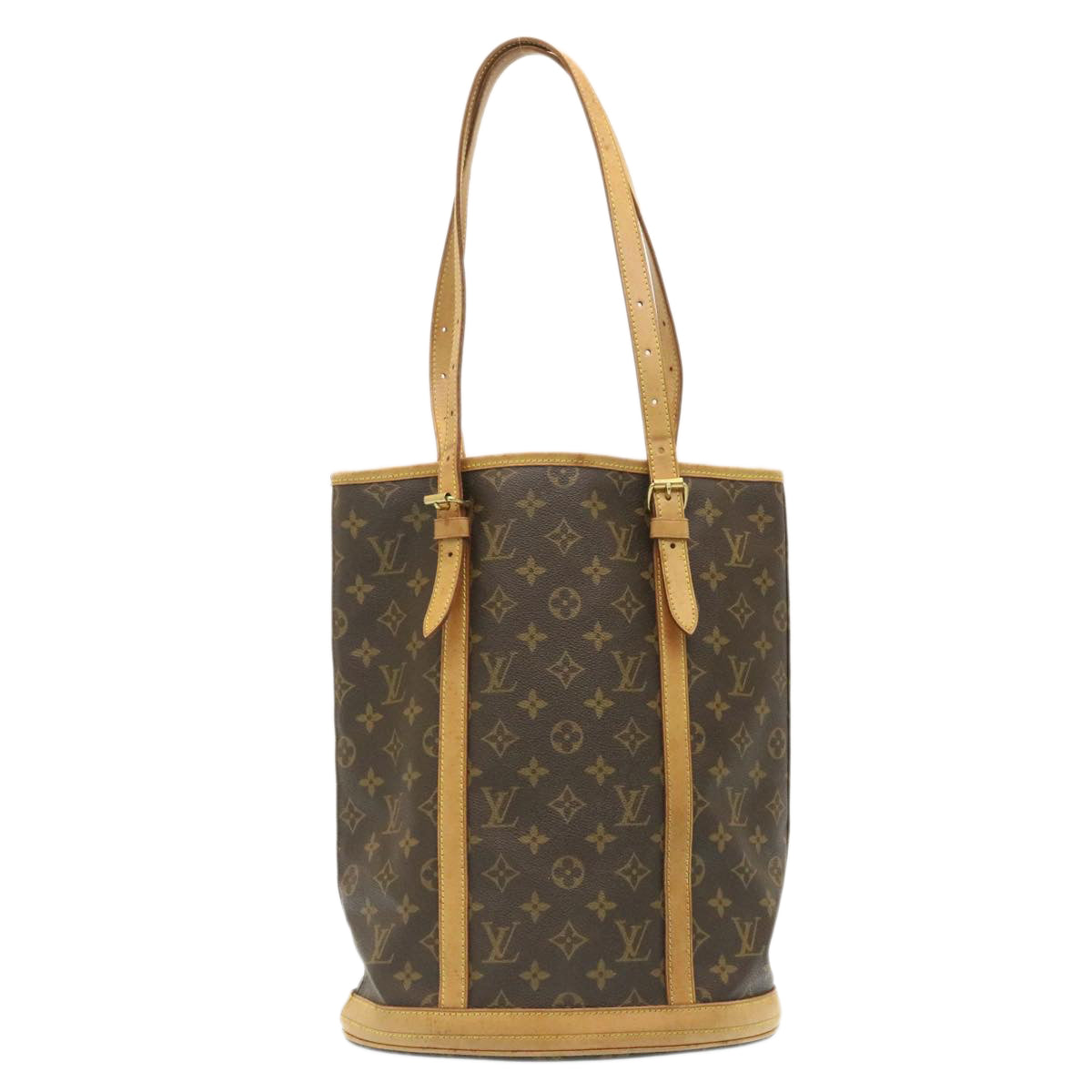 LOUIS VUITTON Monogram Bucket GM Shoulder Bag bs465 LV ac564