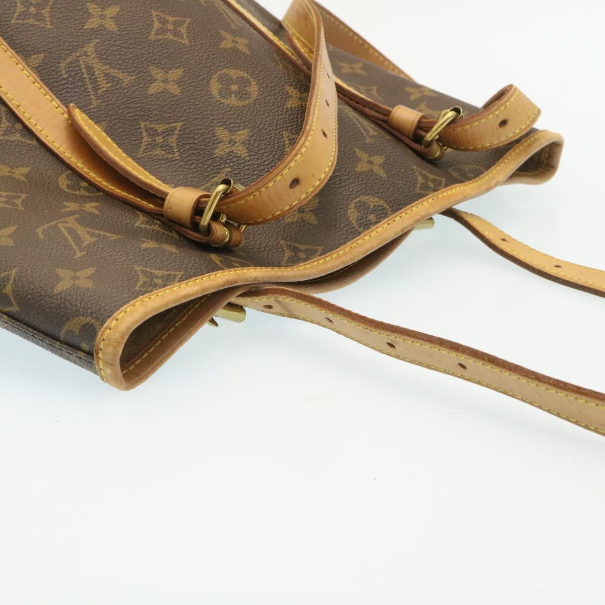 LOUIS VUITTON Monogram Bucket GM Shoulder Bag bs465 LV ac564