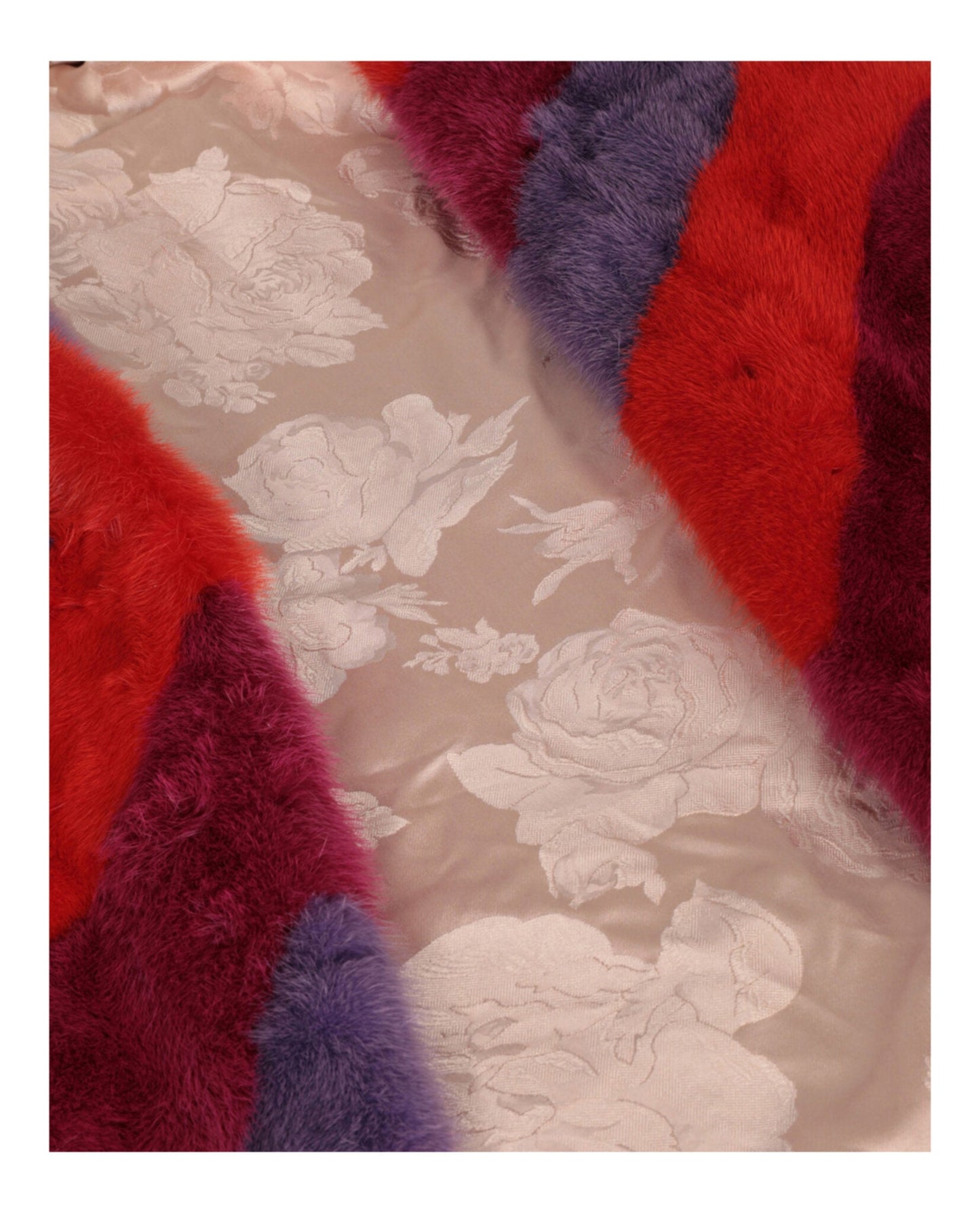 Gucci Wave Intarsia Mink Fur Coat