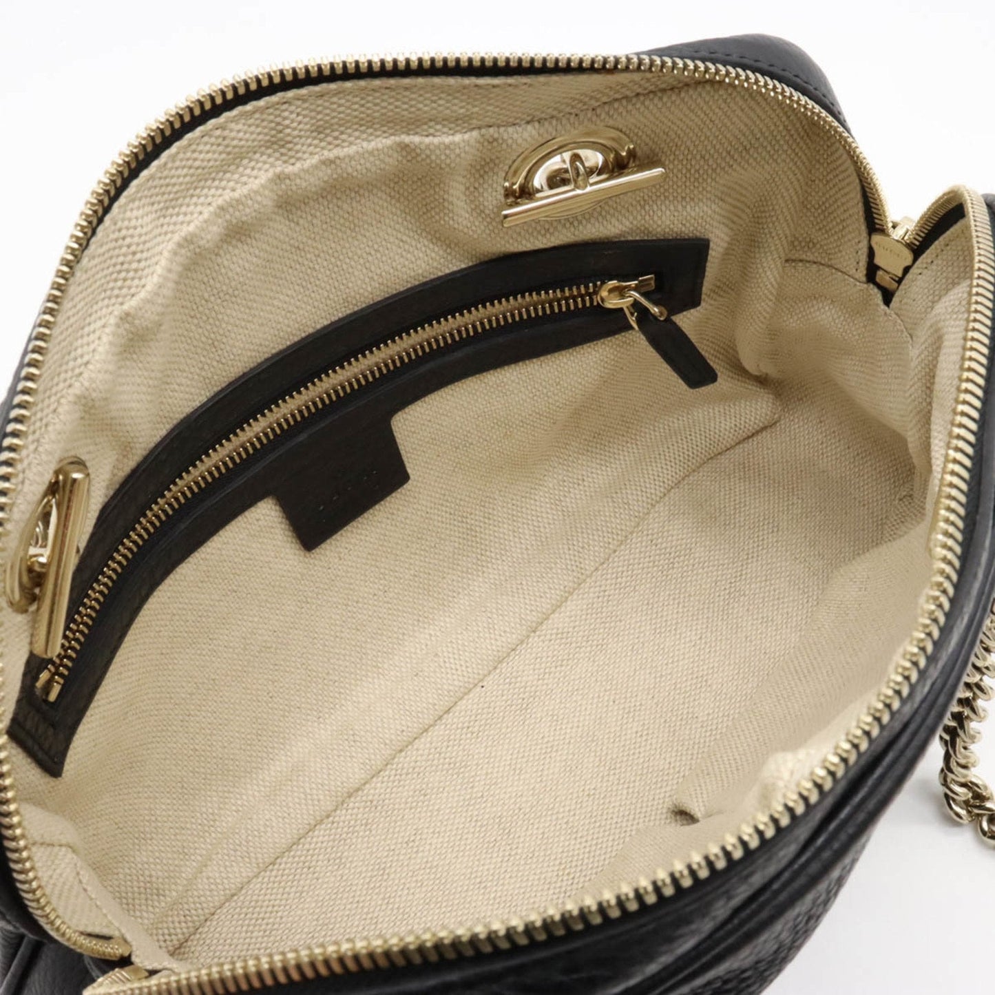 Luxury Gucci Trending 2025 Soho  Leather Shopper Bag ()