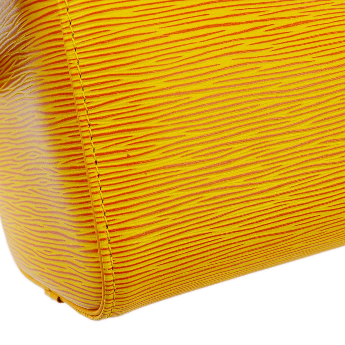 Louis Vuitton 1996 Yellow Epi Speedy 25 Handbag M43019