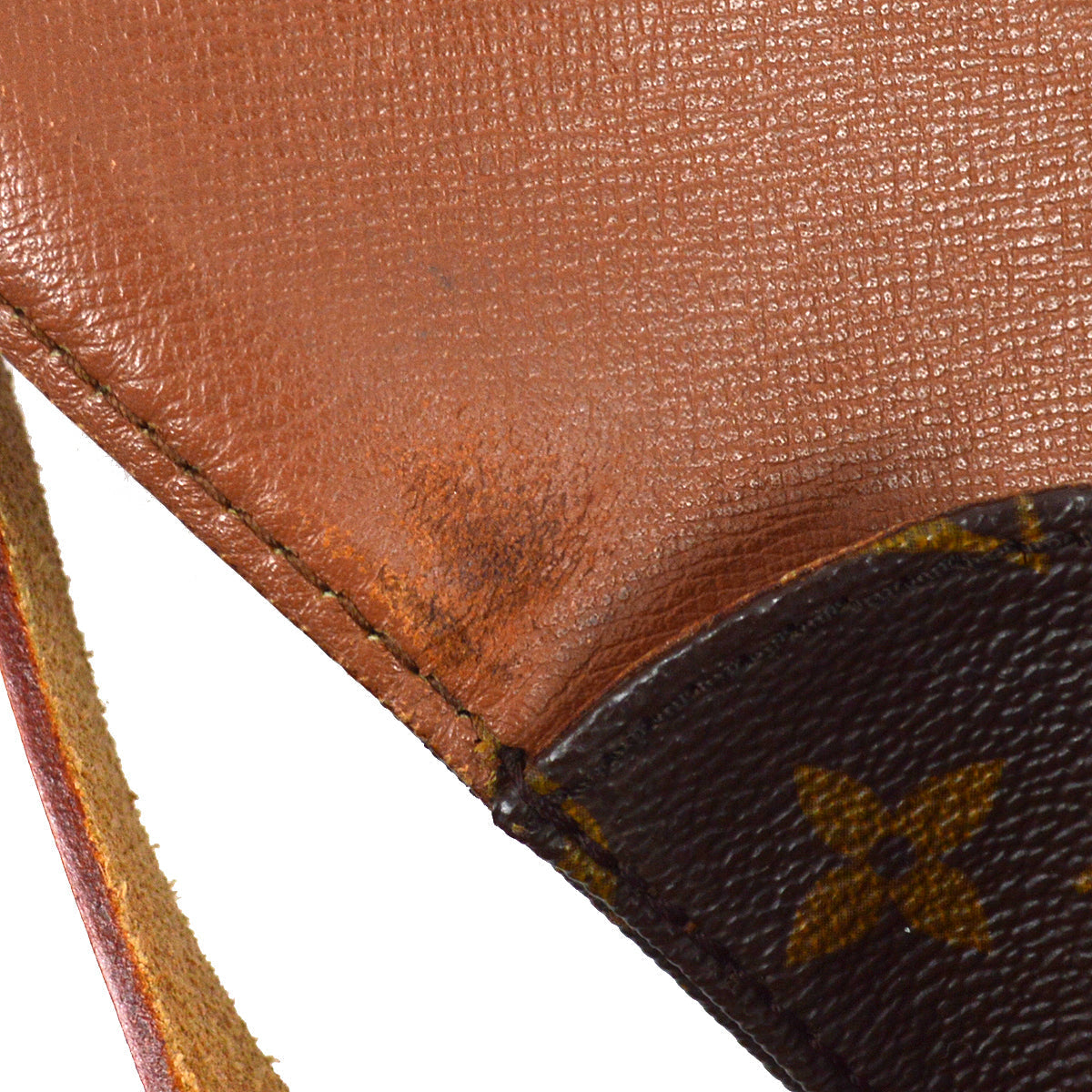 Louis Vuitton 1991  Monogram Cartouchiere GM Shoulder Bag M51252
