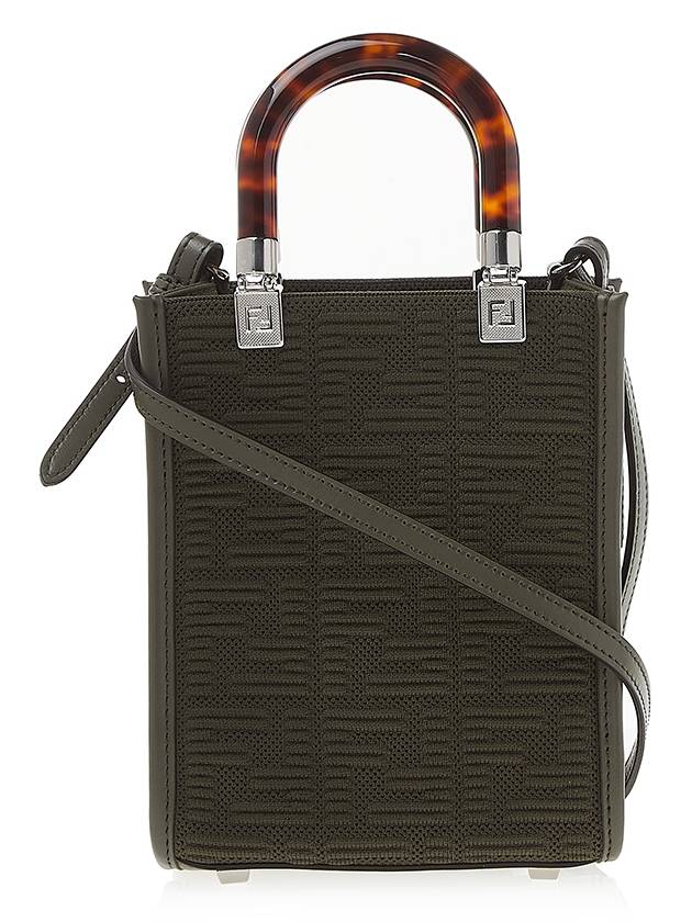 Luxury Fendi Sunshine Mini Cross Bag Green