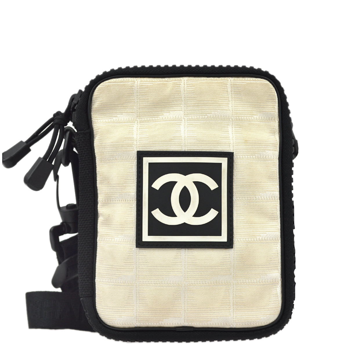Luxury Chanel Beige New Travel Sport Line Shoulder Bag