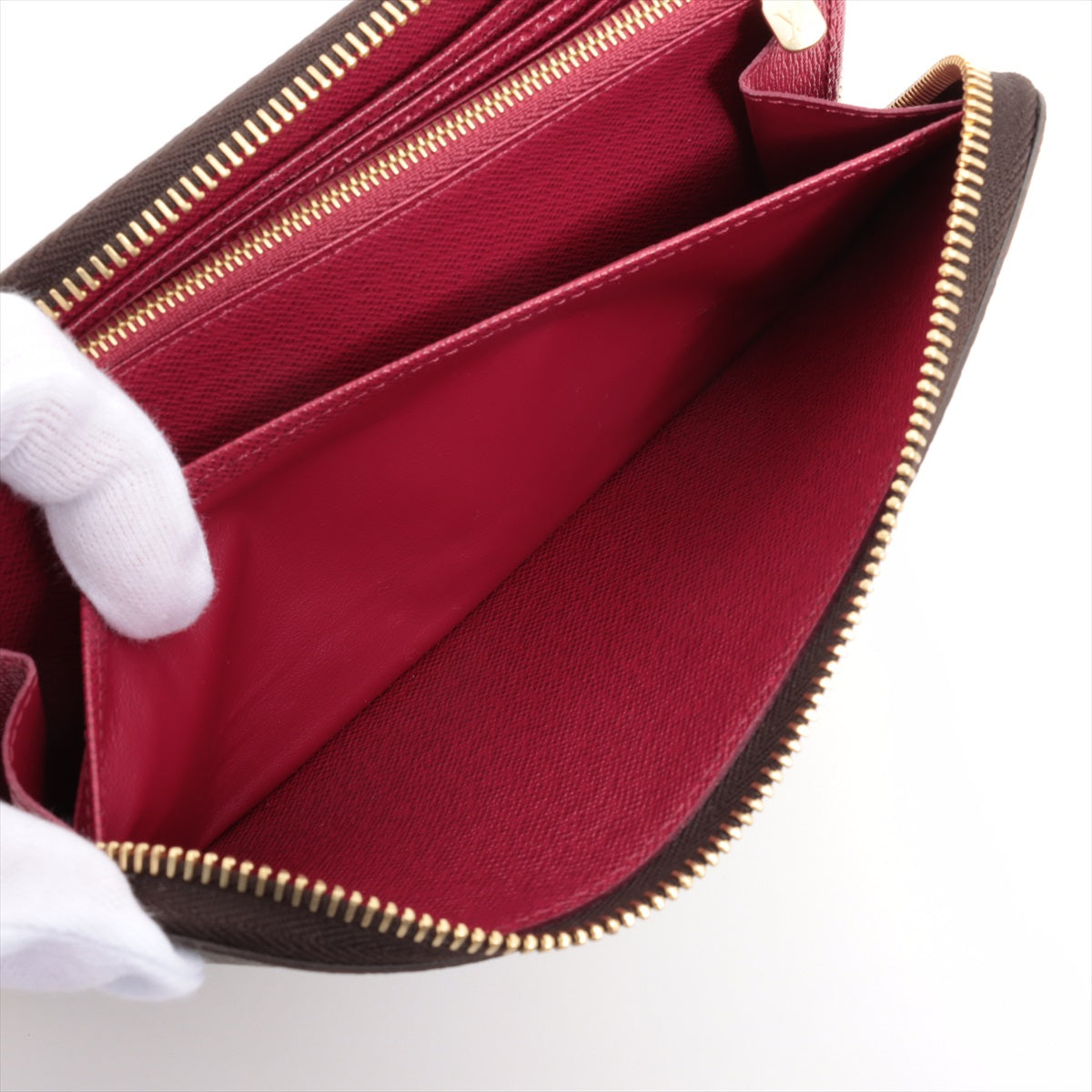 Louis Vuitton Monogram  Wallet M41895 Fushai Round Zip Wallet