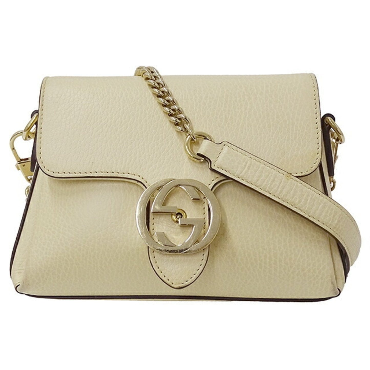 Gucci Interlocking G  Leather Shoulder Bag ()