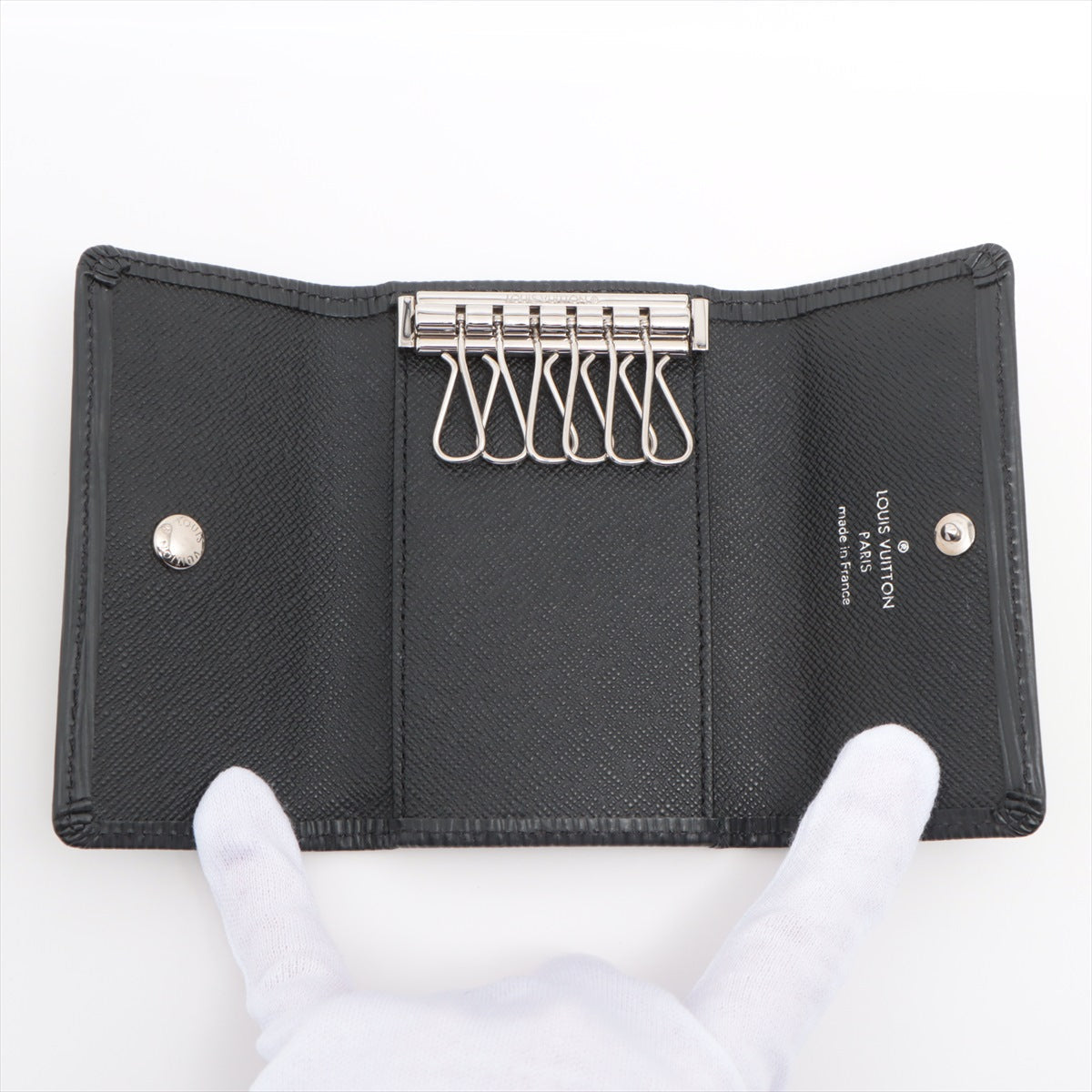 Louis Vuitton Epi Multicle 6 M63812 Noneir Keycase  Reaction