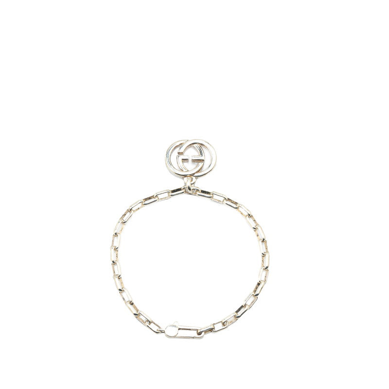 Gucci Interlocking G Silver Chain Bracelet