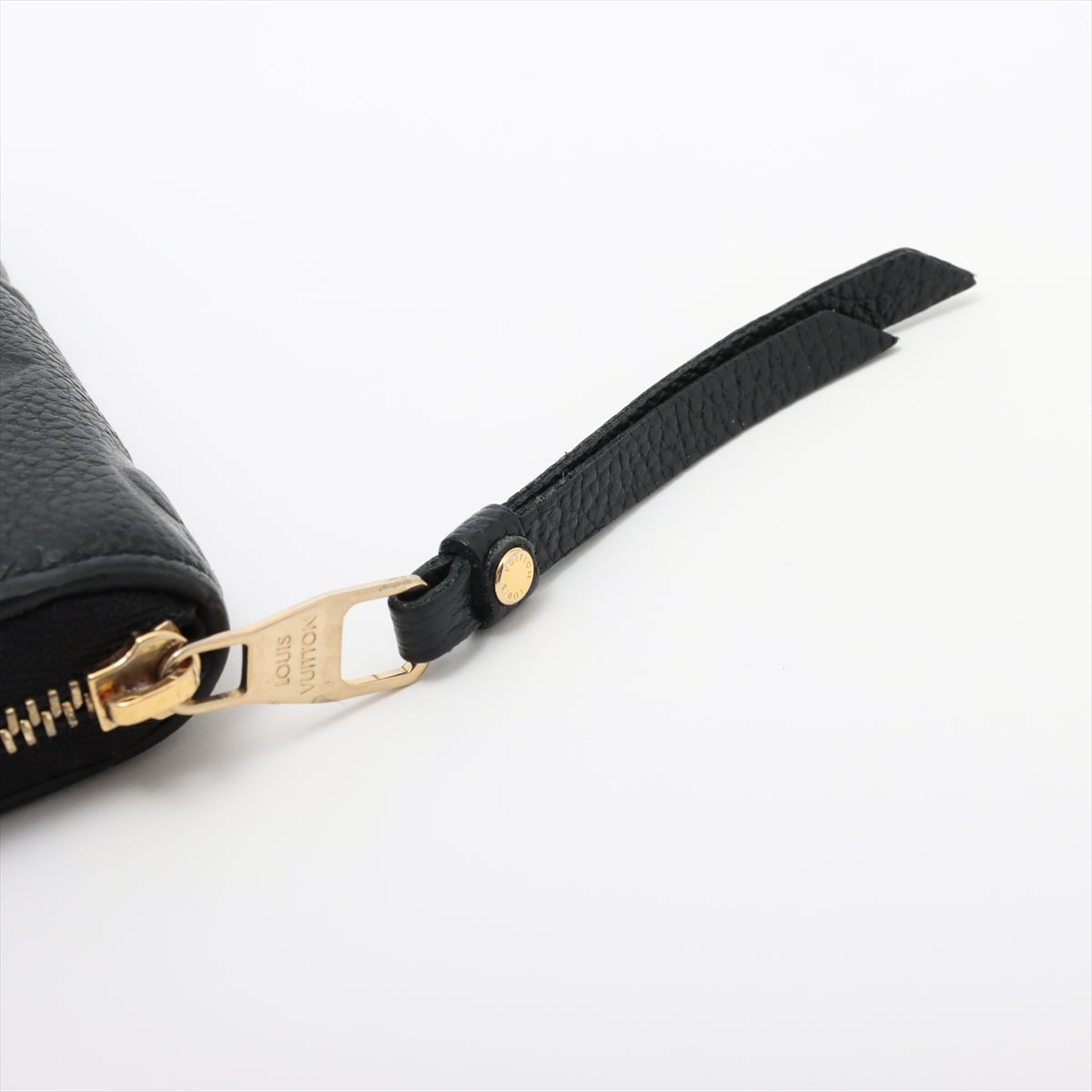 Louis Vuitton Monogram Amplant Zippyr Coin Pass M60574 Black Coin Case