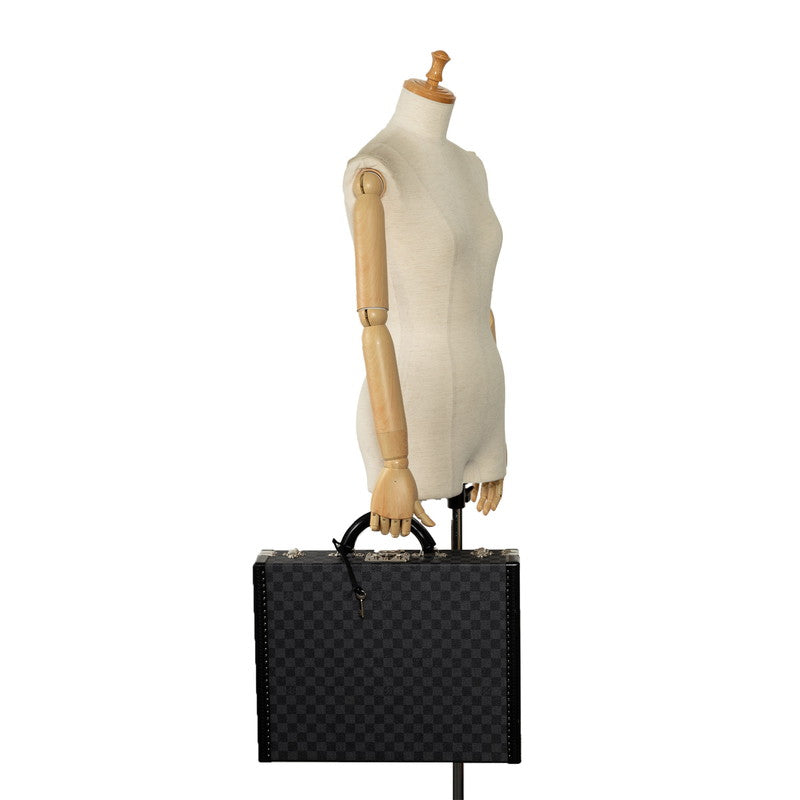 Louis Vuitton Damier Graphite President Handbag Case N48190 Noneir Black PVC Leather  Louis Vuitton