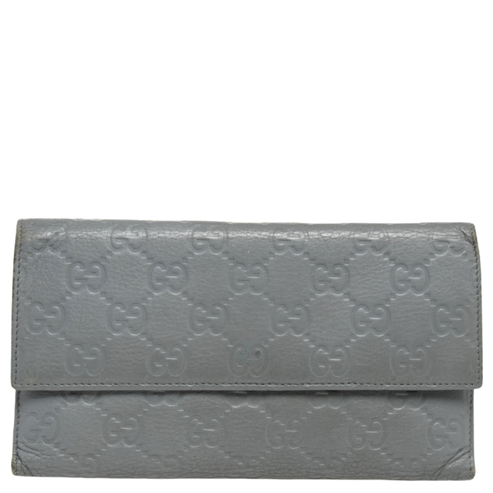 Luxury Gucci Trending 2025 Grey Luxury Gucci Trending 2025ssima Leather Continental Wallet