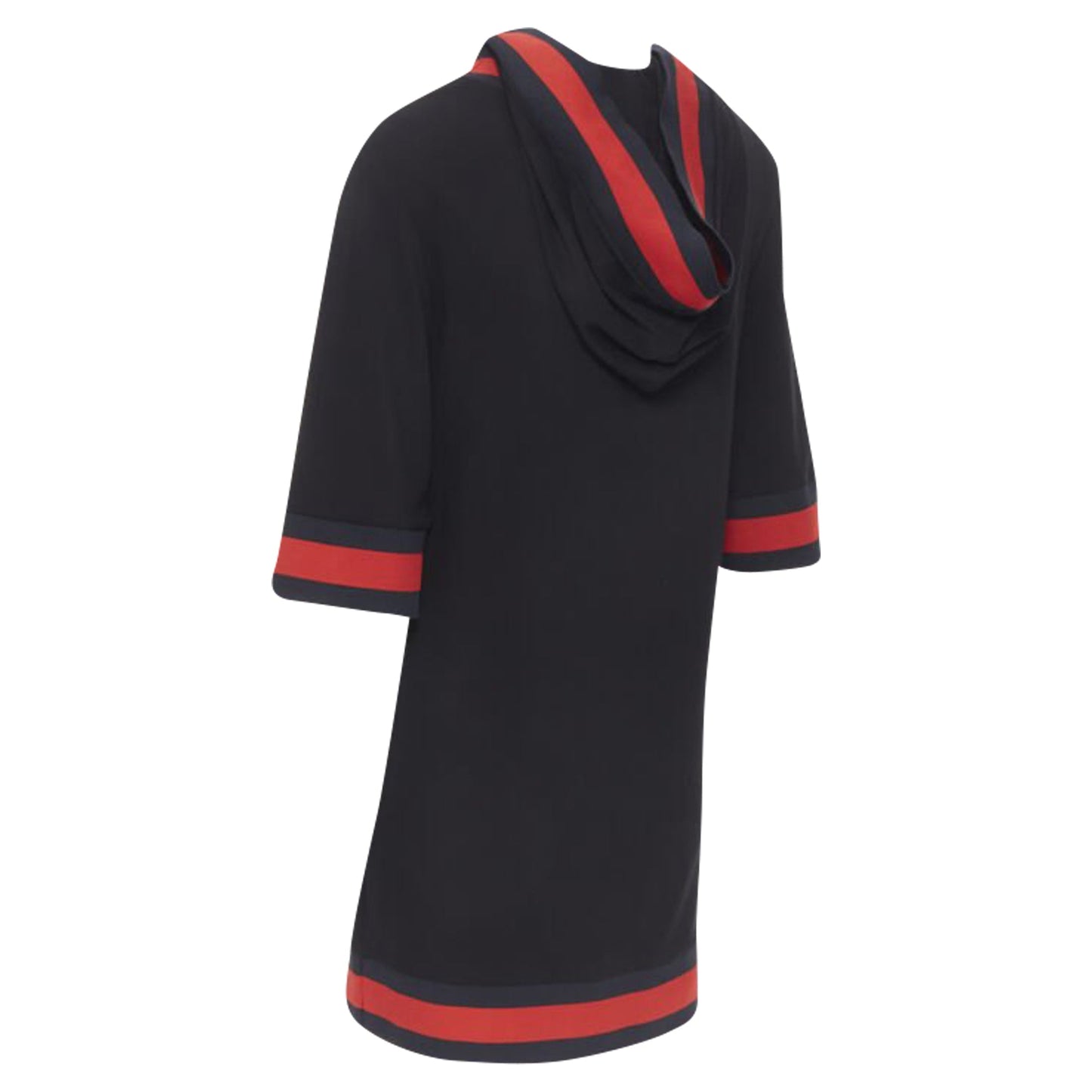 Gucci signature web trim hooded casual dress
