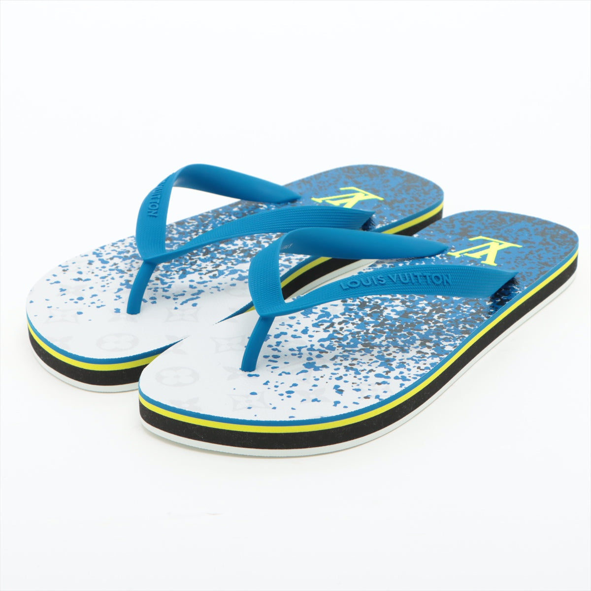 Louis Vuitton Beach Sandal Size 7 Men Blue VS0199