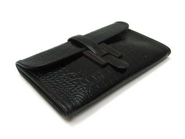 Luxury Hermes Wallet H1103 Wallet Black
