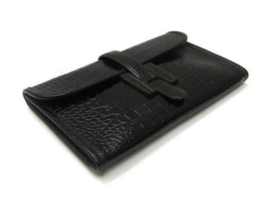 Luxury Hermes Wallet H1103 Wallet Black