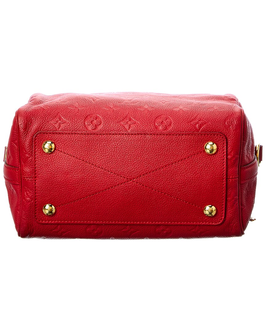 Louis Vuitton Red Monogram Mat Vernis Leather Speedy 25 Bandoulière (