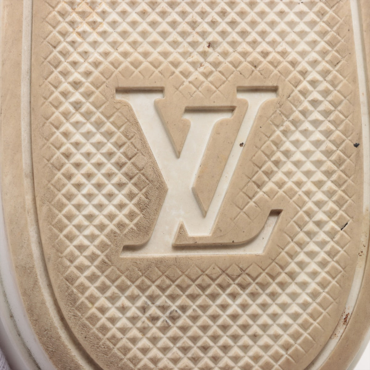 Louis Vuitton 20 Years Mesh  Leather Trainers 39 1/2  White × Pink LD0220 Monogram