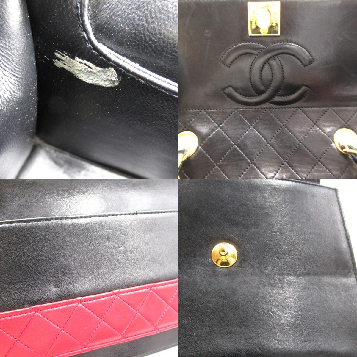 Chanel Matrasse Shoulder Bag Shoulder Bag  Black/Red 1524762