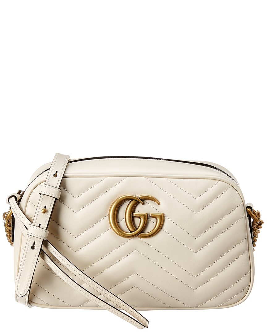Luxury Gucci Trending 2025 GG Marmont Small Matelasse Leather Crossbody Camera Bag