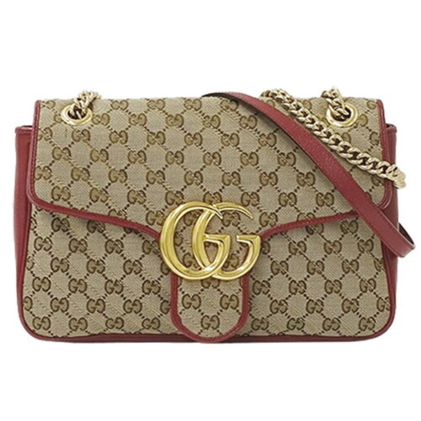 Gucci Gg Marmont  Canvas Shoulder Bag ()