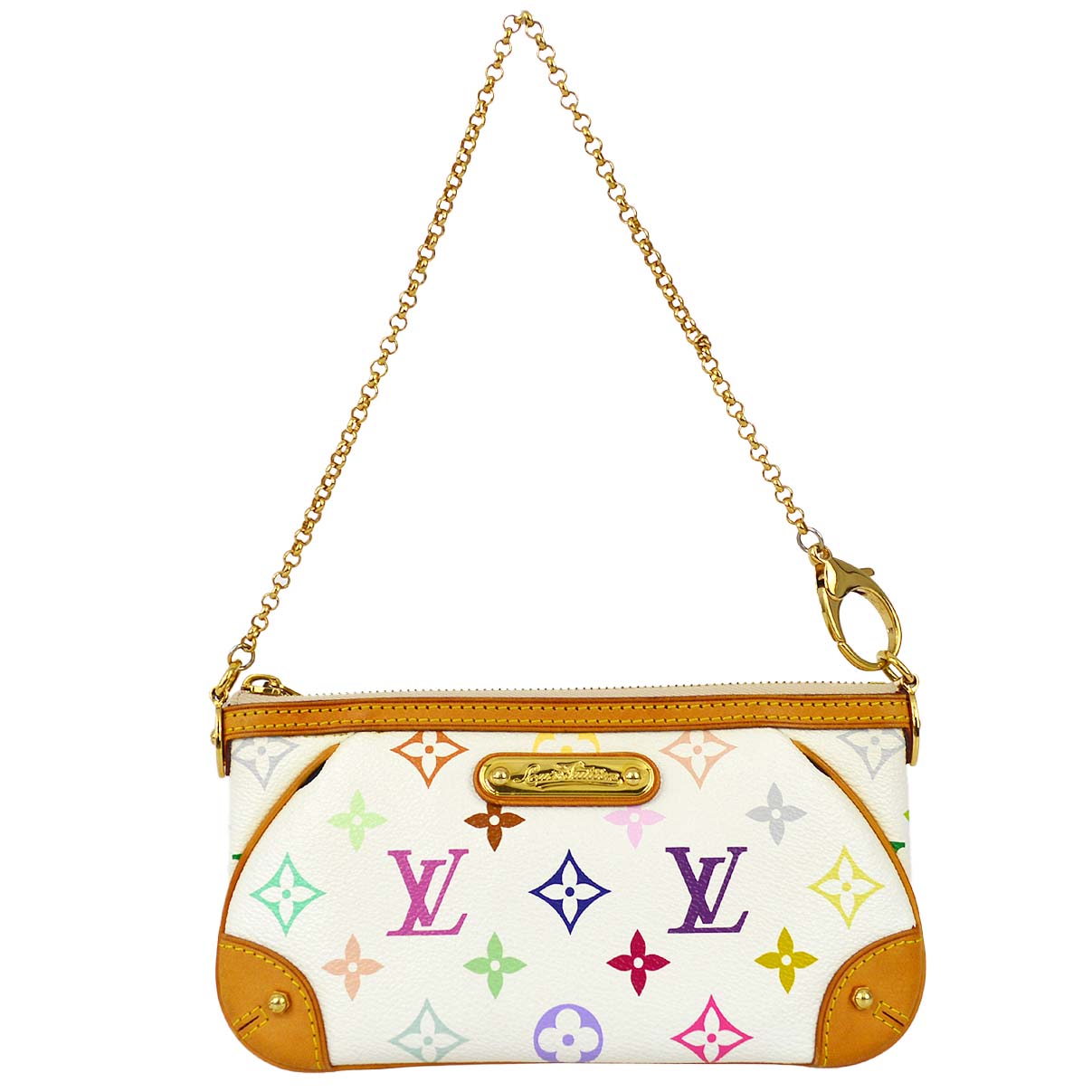 Louis Vuitton Multicolor Pochette Milla MM Chain Handbag M60096