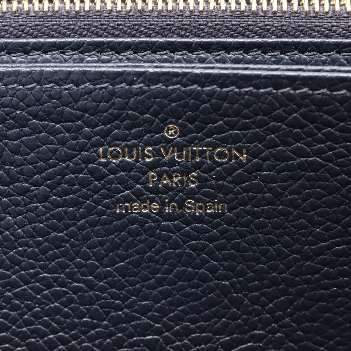 Louis Vuitton Monogram Amplant  Wallet M62121 Marine Round Zip Wallet