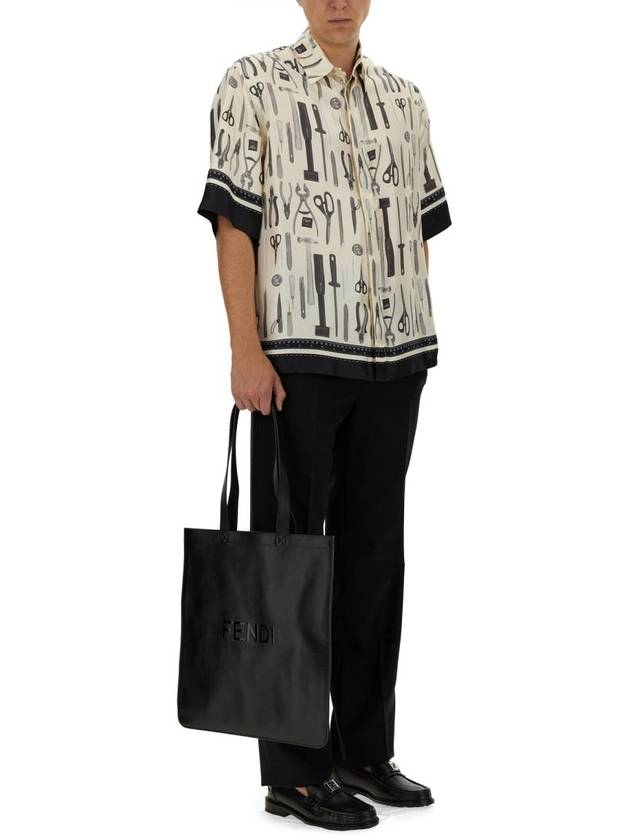 Luxury Fendi Straight Pants FB0979AR8S F0QA1 Black