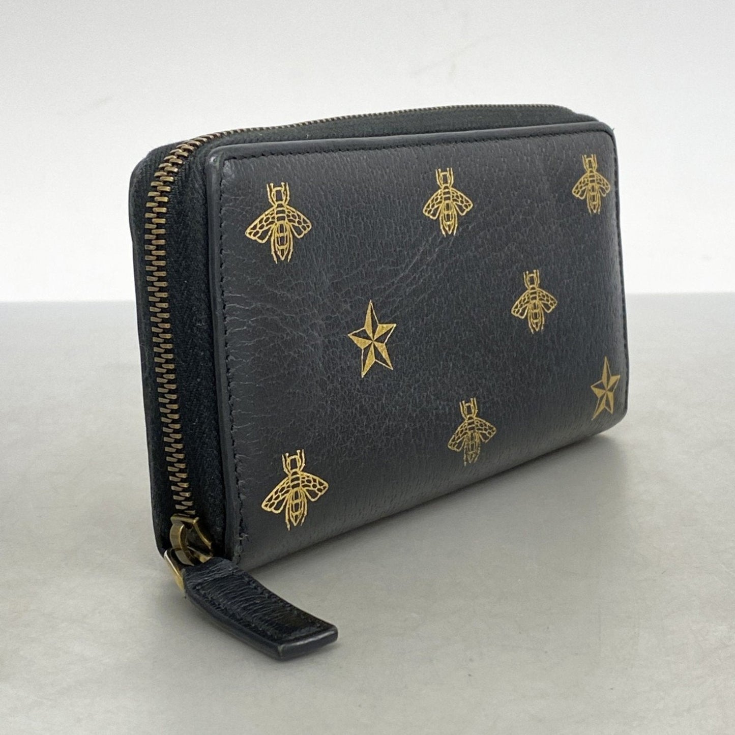 Gucci  Leather Long Wallet (Bi-Fold)