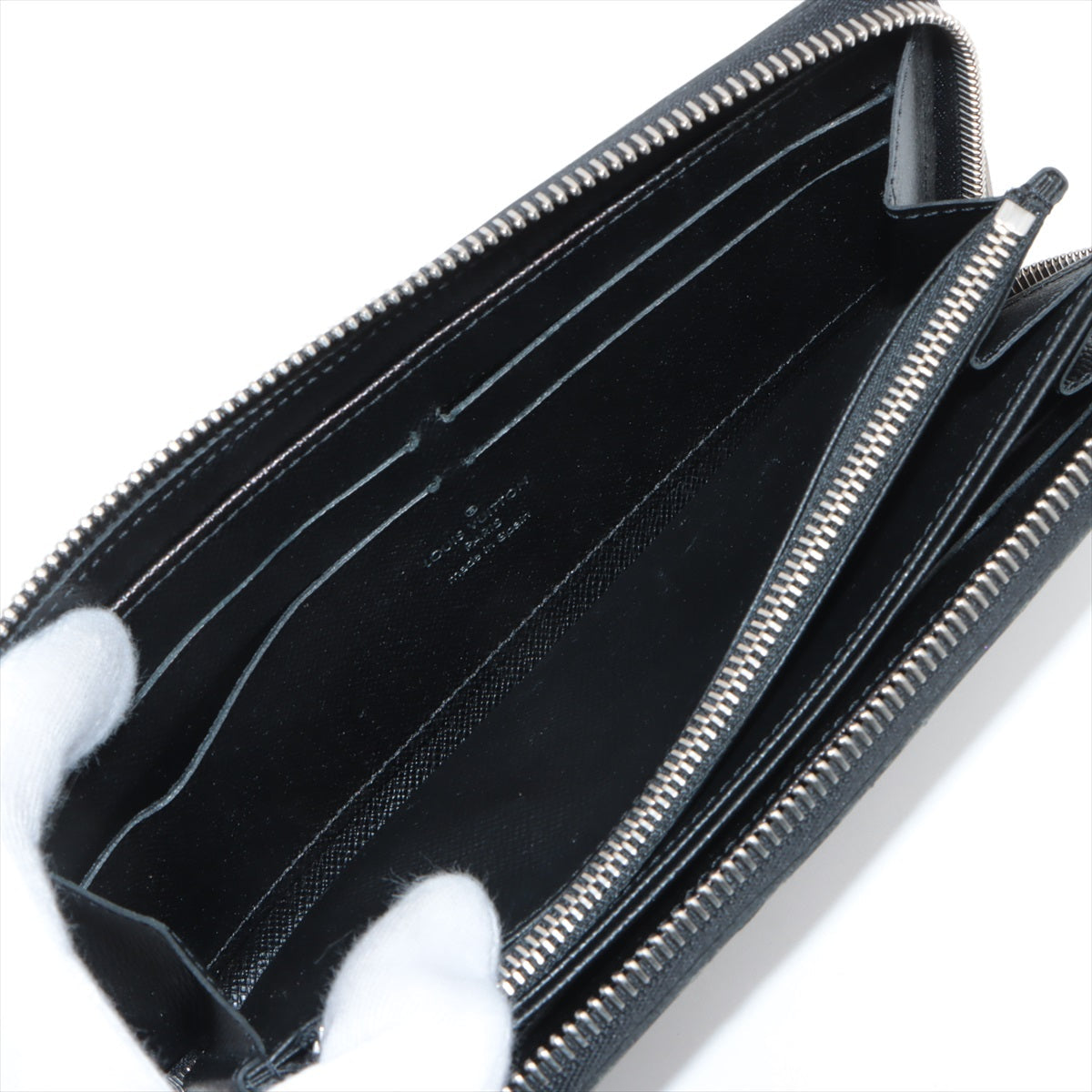 Louis Vuitton Epi Zippy Wallet M60072 Noneir Round Zippe Wallet