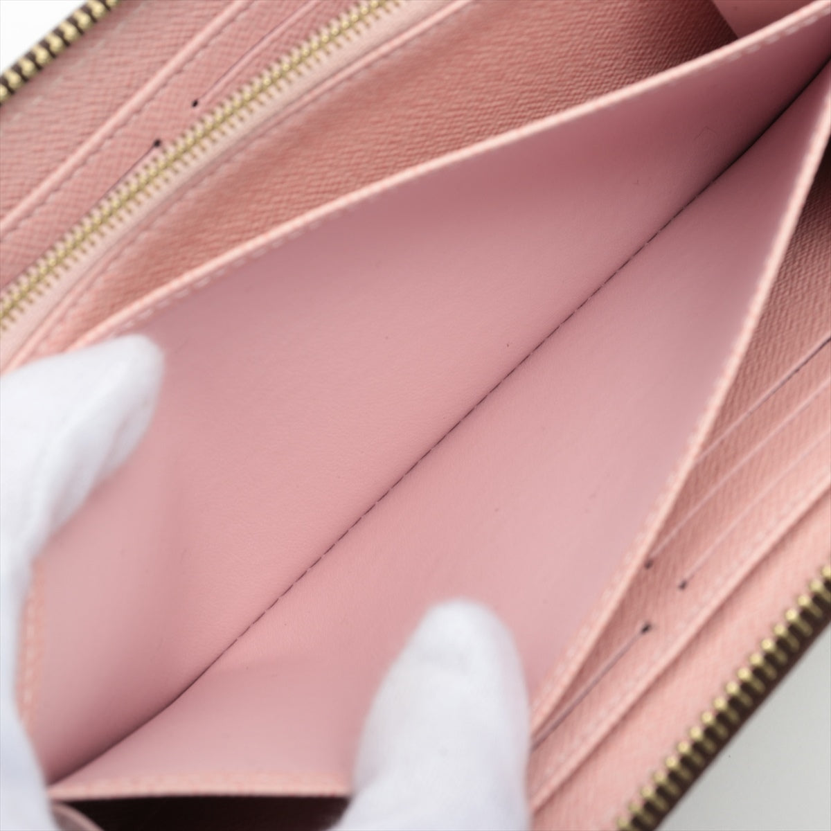 Louis Vuitton Monogram  Wallet M41894 Rose Valerie Round Zip Wallet
