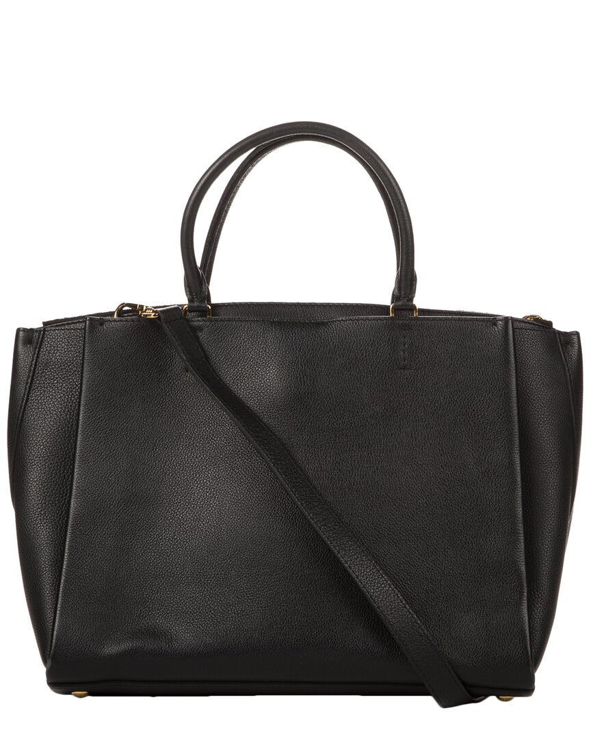 Louis Vuitton Black Calfskin Leather Lockme Tassels Tote ( )