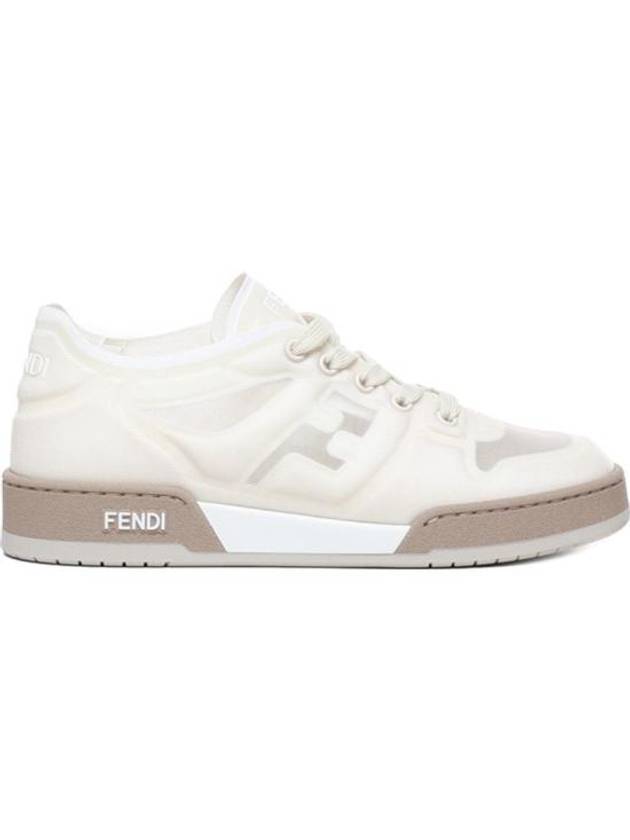 Luxury Fendi Match Mesh Low Top Sneakers White