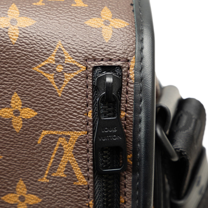 Louis Vuitton Monogram MacArthur Arch Messenger S Bag M46442 Brown Black PVC Leather  Louis Vuitton