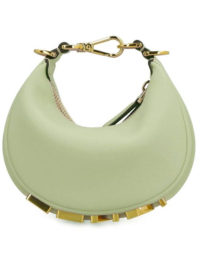 Luxury Fendi Nano Luxury Fendigraphy Hobo Tote Bag Green
