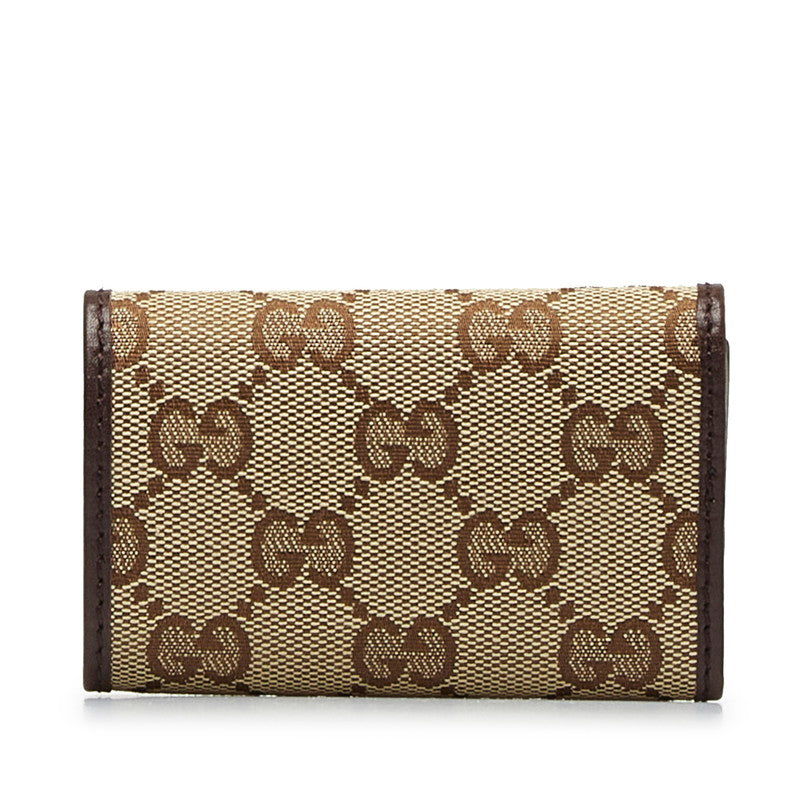 Luxury Gucci Trending 2025 GG Canvas Interlocking G Key Case 181680