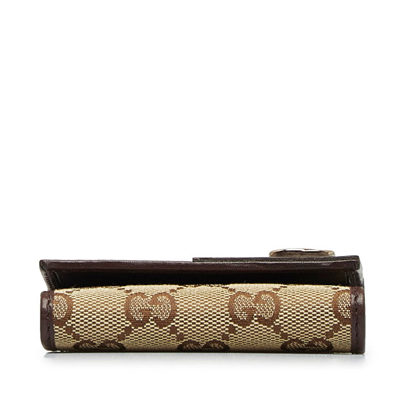 Luxury Gucci Trending 2025 GG Canvas Interlocking G Key Case 181680