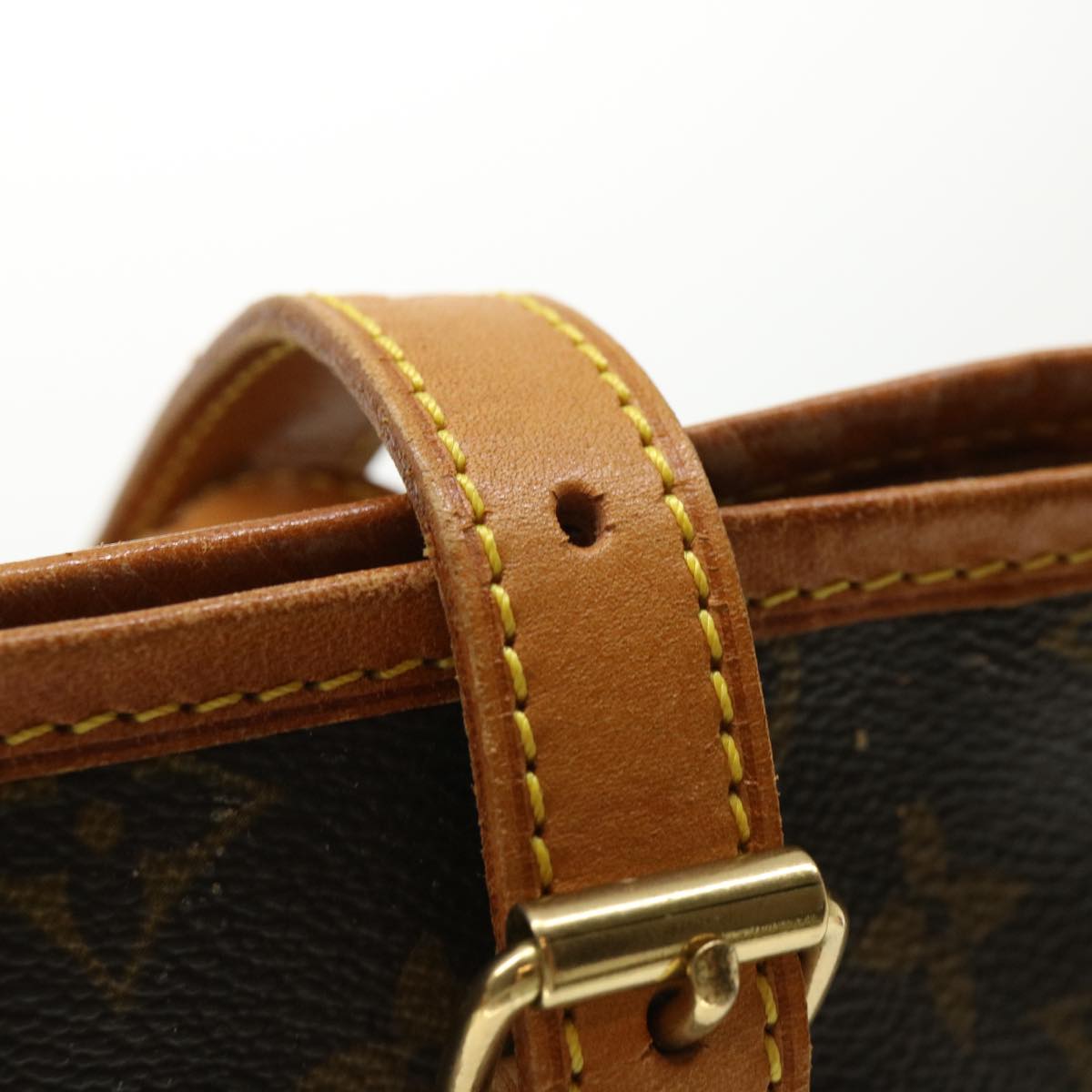 LOUIS VUITTON Monogram Bucket GM Shoulder Bag M42236 LV ai079