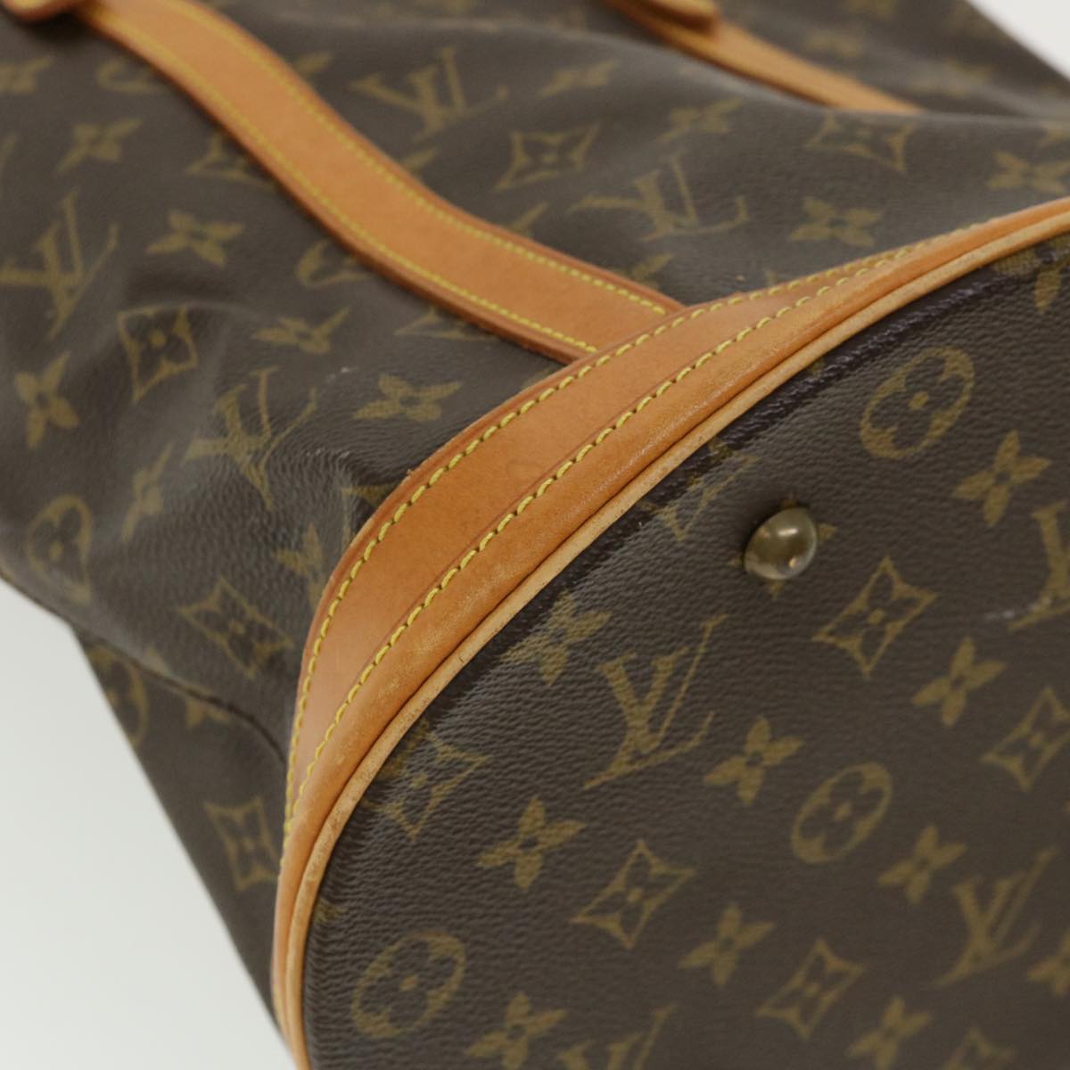 LOUIS VUITTON Monogram Bucket GM Shoulder Bag M42236 LV ai079