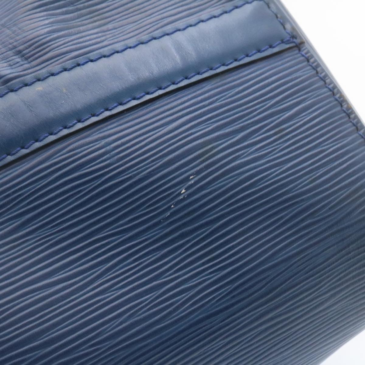 LOUIS VUITTON Epi Alma Hand Bag Blue M52145 LV ai161