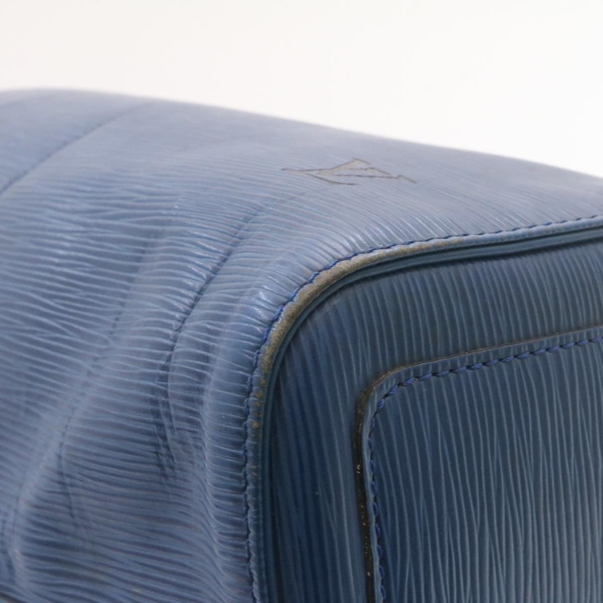LOUIS VUITTON Epi Alma Hand Bag Blue M52145 LV ai161