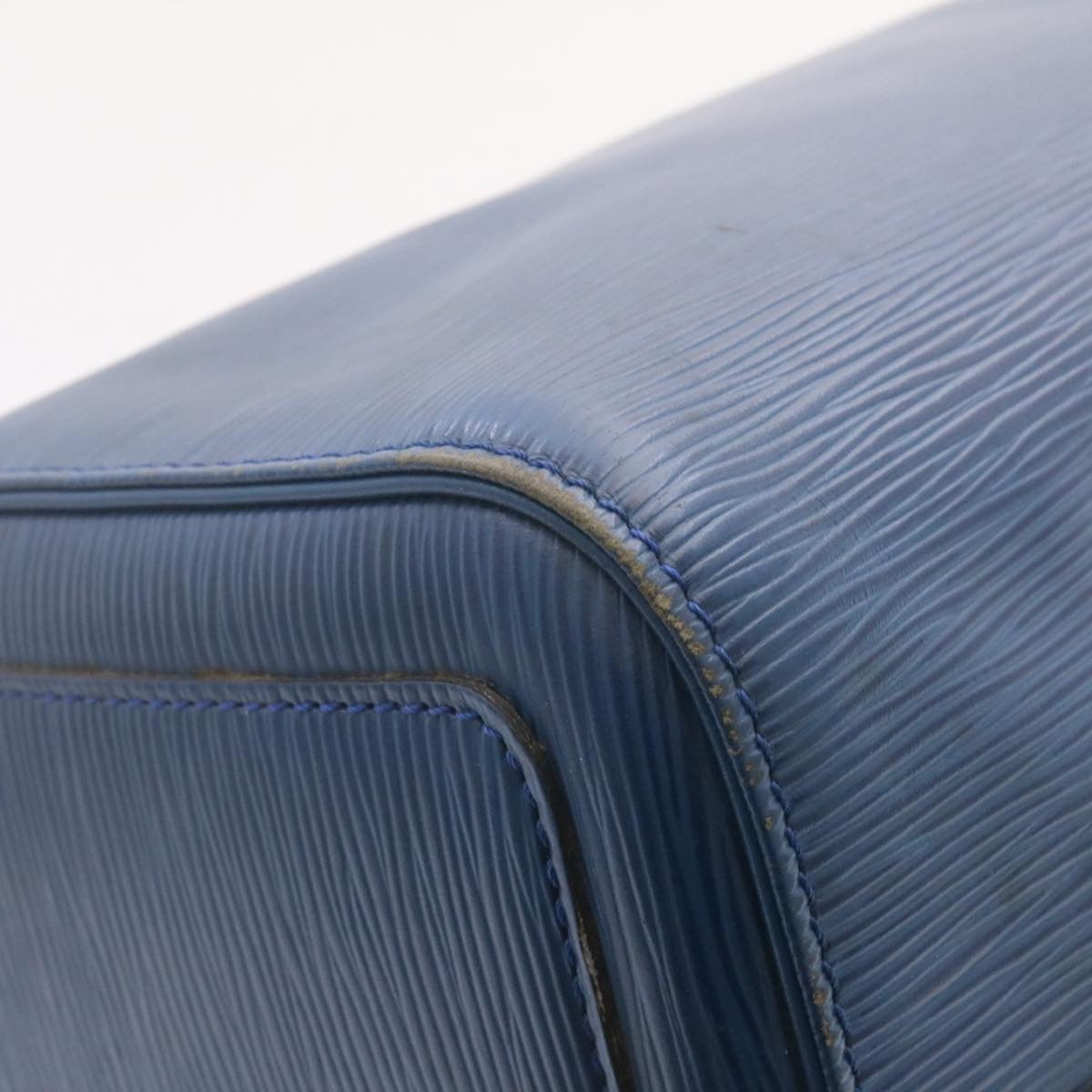 LOUIS VUITTON Epi Alma Hand Bag Blue M52145 LV ai161
