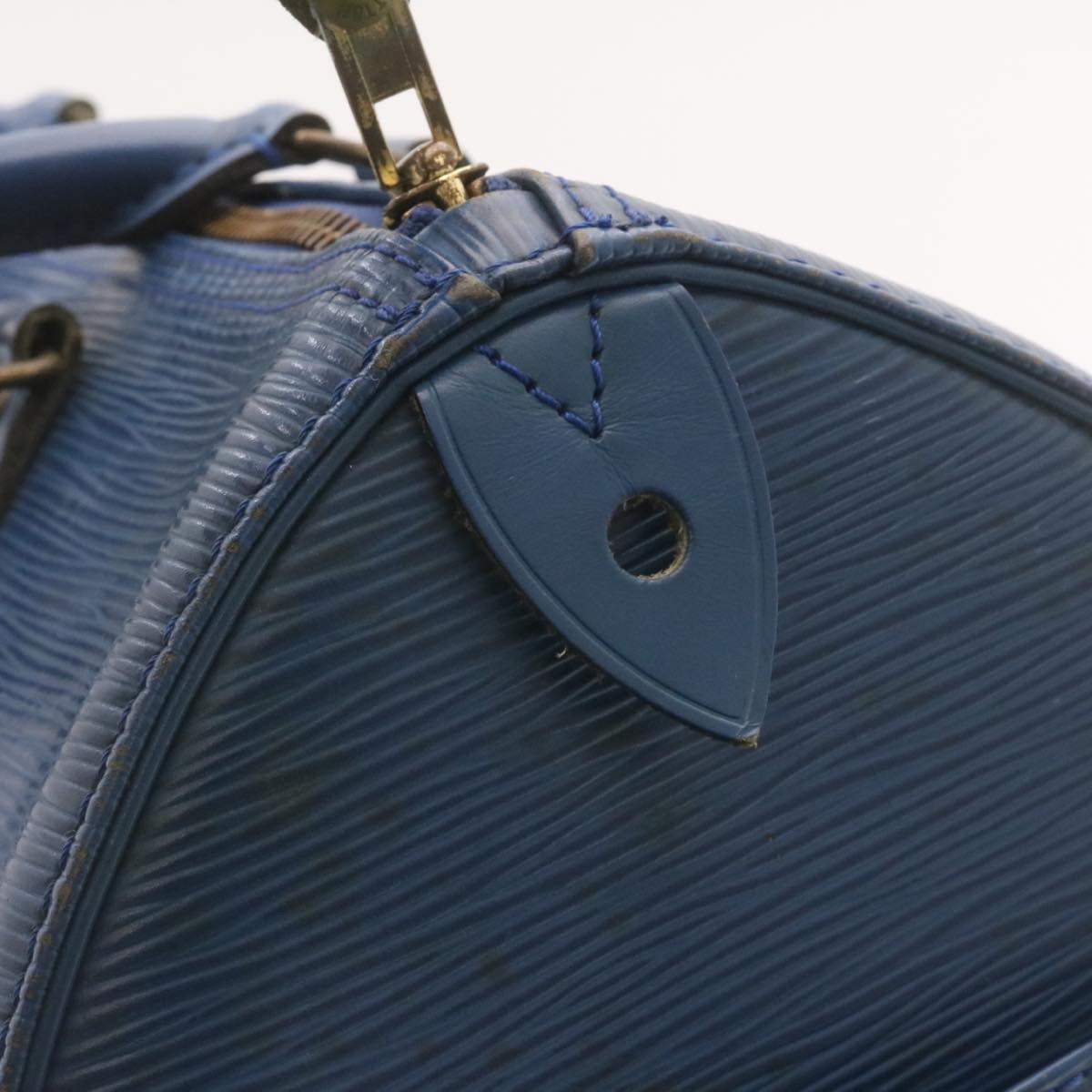 LOUIS VUITTON Epi Alma Hand Bag Blue M52145 LV ai161