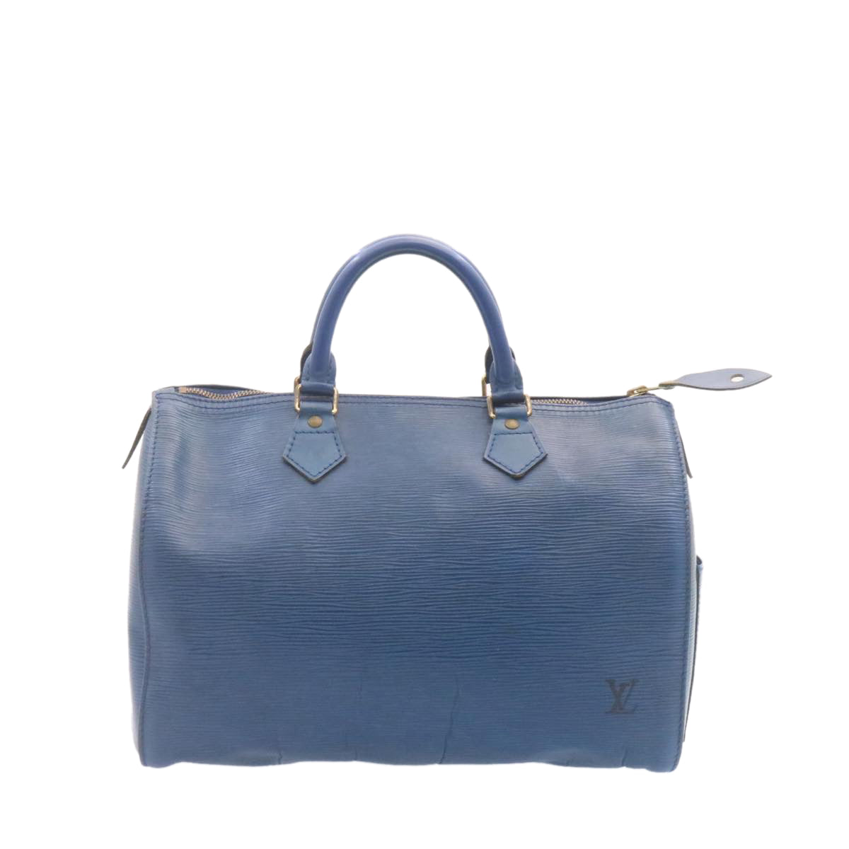 LOUIS VUITTON Epi Alma Hand Bag Blue M52145 LV ai161