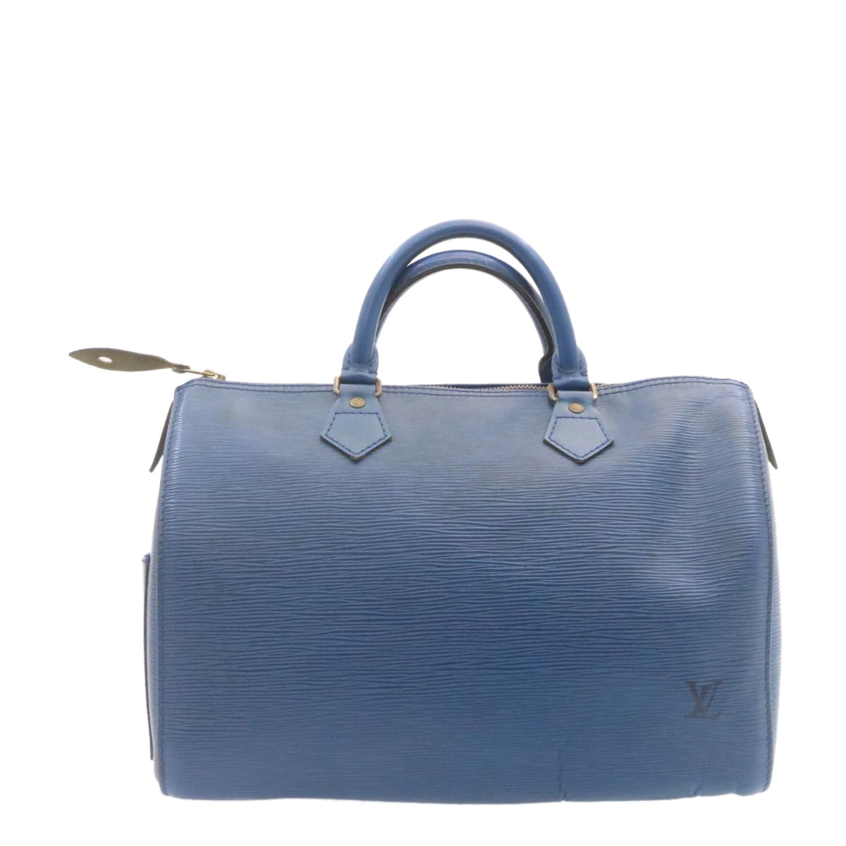 LOUIS VUITTON Epi Alma Hand Bag Blue M52145 LV ai161