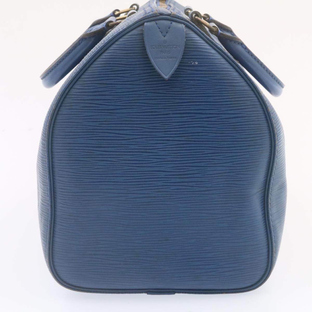 LOUIS VUITTON Epi Alma Hand Bag Blue M52145 LV ai161