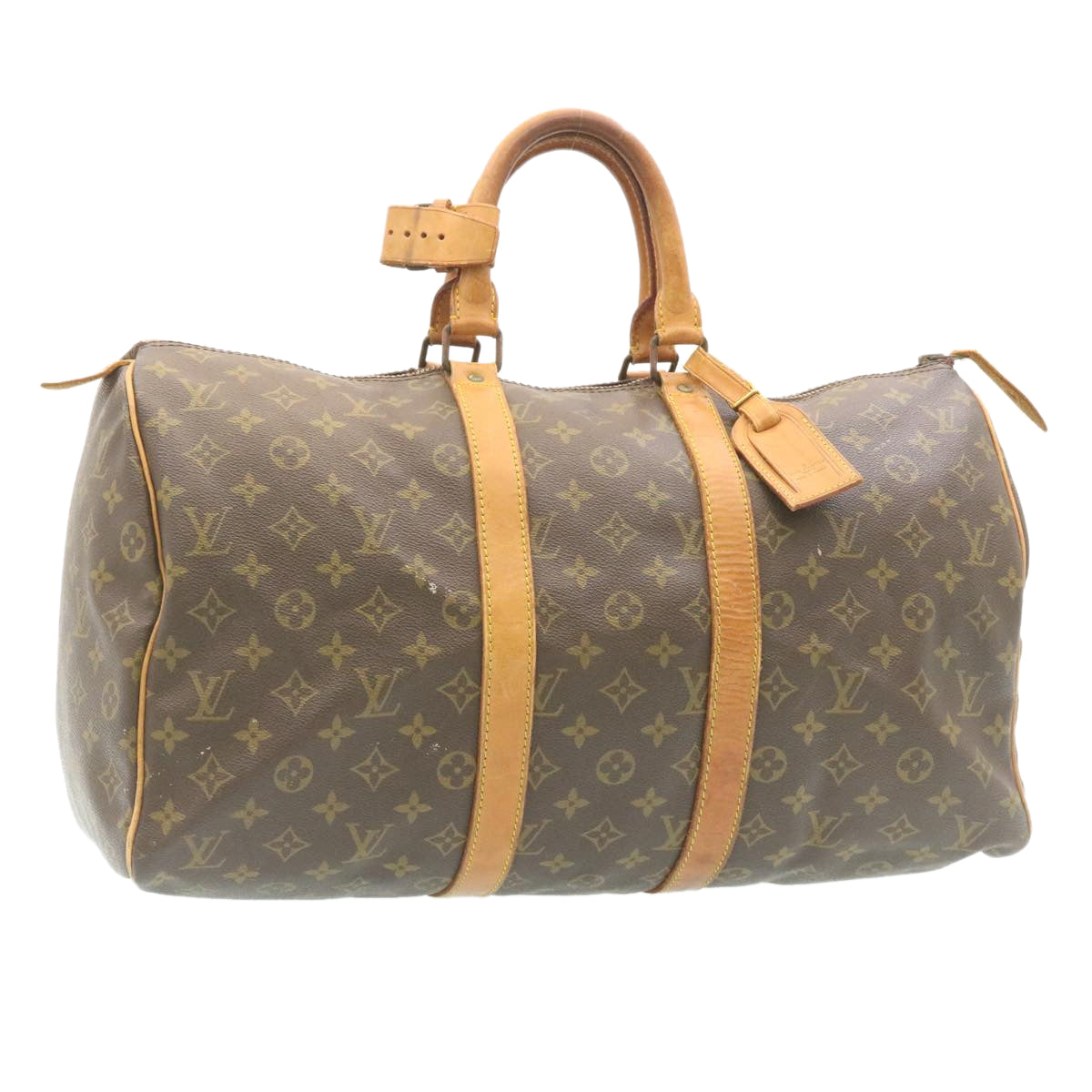 LOUIS VUITTON Monogram Keepall 45 Boston Bag Vintage M41428 LV ai219