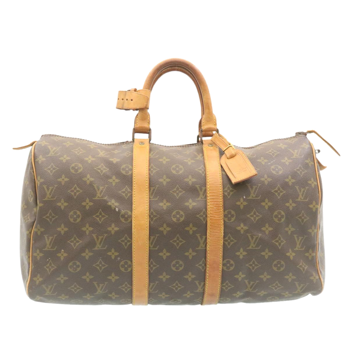 LOUIS VUITTON Monogram Keepall 45 Boston Bag Vintage M41428 LV ai219