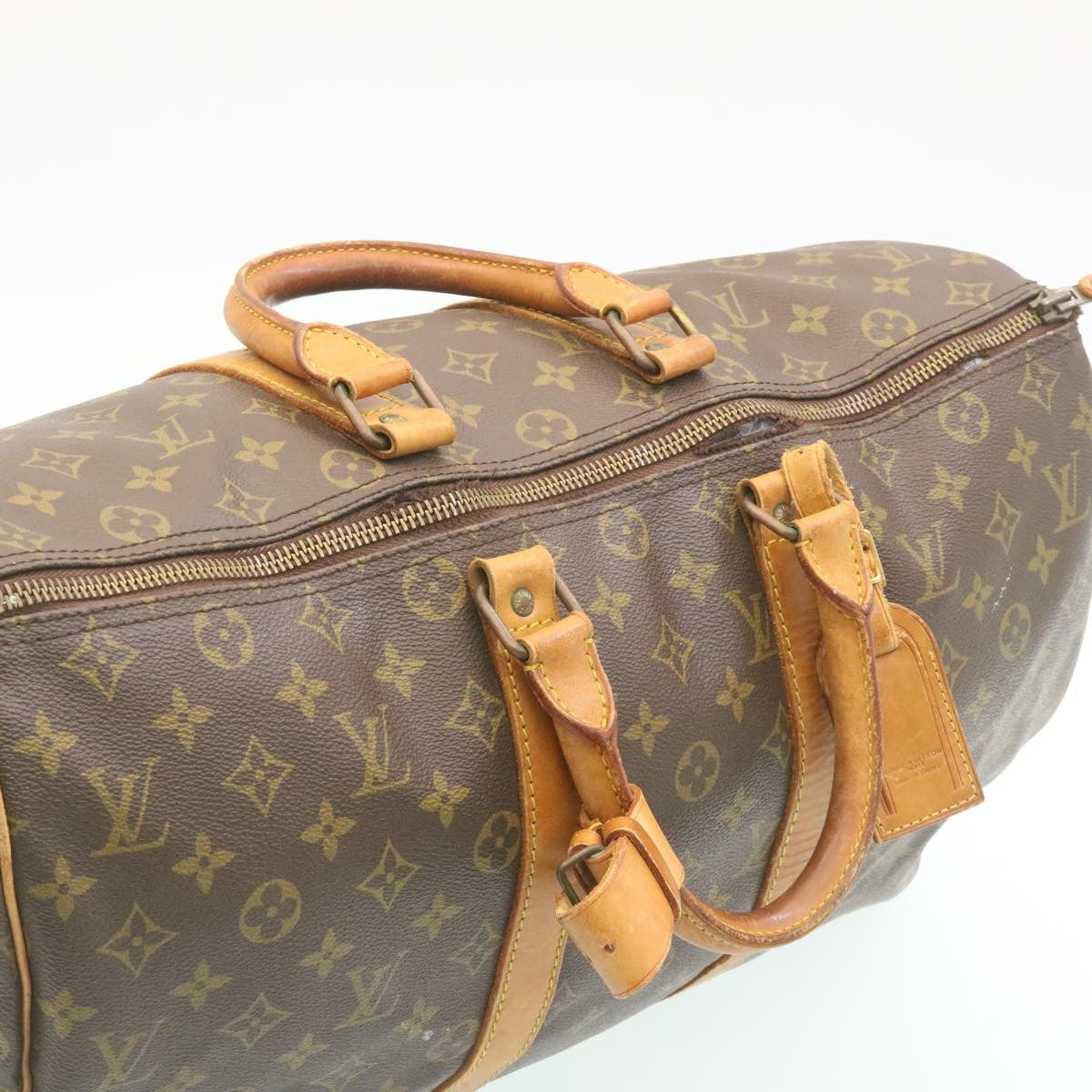 LOUIS VUITTON Monogram Keepall 45 Boston Bag Vintage M41428 LV ai219