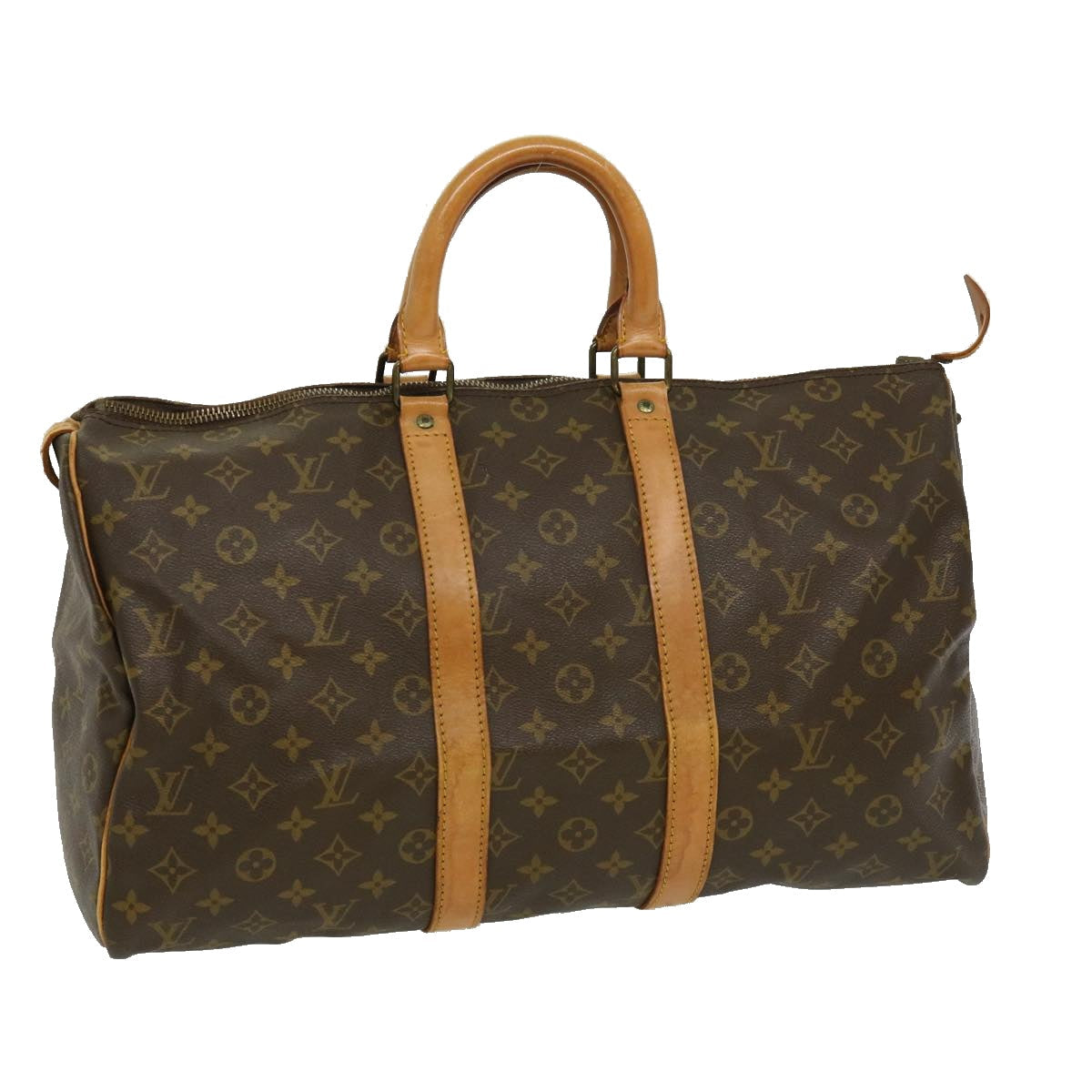 LOUIS VUITTON Monogram Keepall 45 Boston Bag Vintage M41428 LV ai379